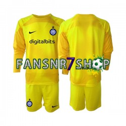 Inter Mailand fußball trikot Torhüter Kinder Auswärts 2022-2023 Langarm