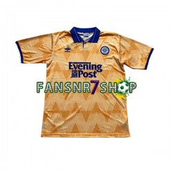 Leeds United fußball trikot Herren Auswärts Retro 1991-1992 Kurzarm