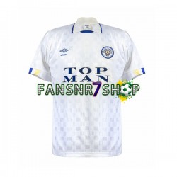 Leeds United fußball trikot Herren Heim Retro 1989-1990 Kurzarm