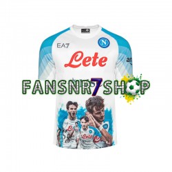 SSC Neaples fußball trikot Face Game Kvaratskhelia 77 Herren Heim 2022-2023 Kurzarm