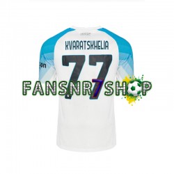 SSC Neaples fußball trikot Face Game Kvaratskhelia 77 Herren Heim 2022-2023 Kurzarm