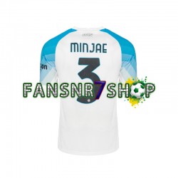 SSC Neaples fußball trikot Face Game Minjae 3 Herren Heim 2022-2023 Kurzarm
