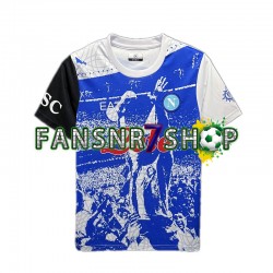 SSC Neaples fußball trikot Maradona Champions Special Edition Herren Heim 2023 Kurzarm