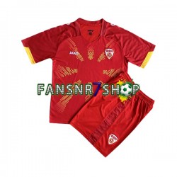 Nordmazedonien fußball trikot Kinder Heim 2023 Kurzarm
