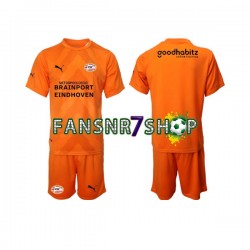 PSV Eindhoven fußball trikot Torhüter Kinder Auswärts 2022-2023 Kurzarm