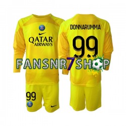 Paris Saint-Germain fußball trikot Gianluigi Donnarumma 99 Torhüter Kinder Ausweich 2022-2023 Langarm