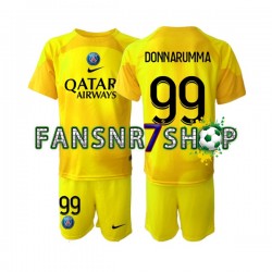 Paris Saint-Germain fußball trikot Gianluigi Donnarumma 99 Torhüter Kinder Ausweich 2022-2023 Kurzarm
