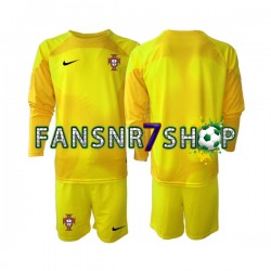 Portugal fußball trikot WM 2022 Torhüter Kinder Heim Langarm