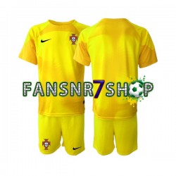 Portugal fußball trikot WM 2022 Torhüter Kinder Heim Kurzarm