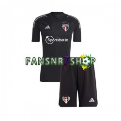 Sao Paulo fußball trikot FC Torhüter Kinder Heim 2023-2024 Kurzarm