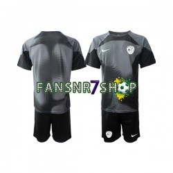Slowenien fußball trikot Torhüter Kinder Heim 2022 Kurzarm