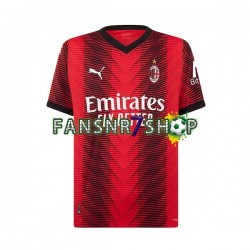 AC Mailand fußball trikot Rafael Leao 10 Kinder Heim 2023-2024 Kurzarm
