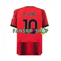 AC Mailand fußball trikot Rafael Leao 10 Herren Heim 2023-2024 Kurzarm