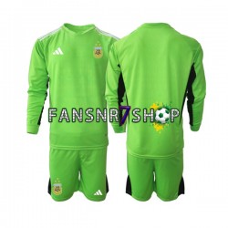Argentinien fußball trikot Torhüter Kinder Heim 2023-2024 Kurzarm