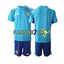 Argentinien fußball trikot Torhüter Kinder Ausweich 2023-2024 Kurzarm