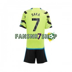 Arsenal fußball trikot Saka 7 Kinder Auswärts 2023-2024 Kurzarm