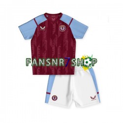 Aston Villa fußball trikot Kinder Heim 2023-2024 Kurzarm