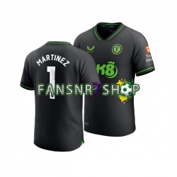 Aston Villa fußball trikot Emiliano Martinez 1 Torhüter Herren Heim 2023-2024 Kurzarm