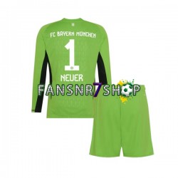 FC Bayern München fußball trikot Manuel Neuer 1 Torhüter Kinder Auswärts 2023-2024 Langarm