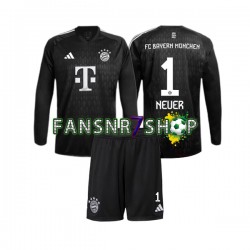 FC Bayern München fußball trikot Manuel Neuer 1 Torhüter Kinder Heim 2023-2024 Langarm FC Bayern München fußball trikot Manuel Neuer 1 Torhüter Kinder Heim 2023-2024 Langarm