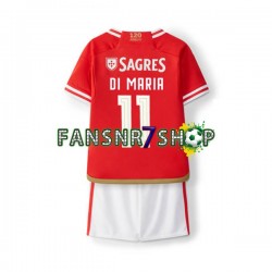 Benfica fußball trikot Di Maria 11 Kinder Heim 2023-2024 Kurzarm