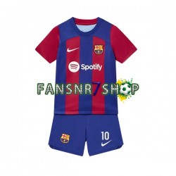 FC Barcelona fußball trikot Ansu Fati 10 Kinder Heim 2023-2024 Kurzarm