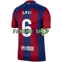 FC Barcelona fußball trikot Gavi 6 Herren Heim 2023-2024 Kurzarm