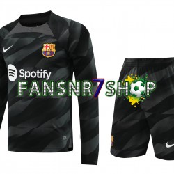 FC Barcelona fußball trikot Torhüter Kinder Auswärts 2023-2024 Langarm