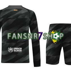 FC Barcelona fußball trikot Torhüter Kinder Auswärts 2023-2024 Langarm