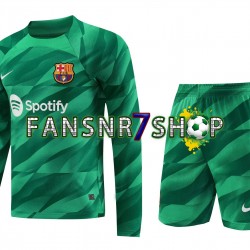 FC Barcelona fußball trikot Torhüter Kinder Heim 2023-2024 Langarm