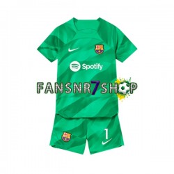 FC Barcelona fußball trikot Ter Stegen 1 Torhüter Kinder Heim 2023-2024 Kurzarm