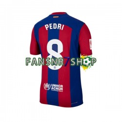 FC Barcelona fußball trikot Pedri 8 Herren Heim 2023-2024 Kurzarm