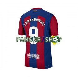 FC Barcelona fußball trikot Robert Lewandowski 9 Herren Heim 2023-2024 Kurzarm