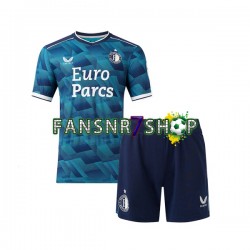 Feyenoord Rotterdam fußball trikot Kinder Auswärts 2023-2024 Kurzarm