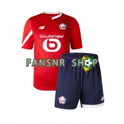 LOSC Lille fußball trikot Kinder Heim 2023-2024 Kurzarm