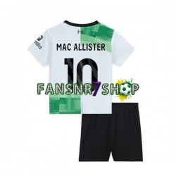 Liverpool fußball trikot Alexis Mac Allister 10 Kinder Auswärts 2023-2024 Kurzarm