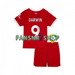 Liverpool fußball trikot Darwin Nunez 9 Kinder Heim 2023-2024 Kurzarm