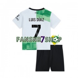 Liverpool fußball trikot Luis Diaz 7 Kinder Auswärts 2023-2024 Kurzarm
