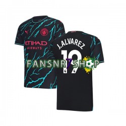 Manchester City fußball trikot Julian Alvarez 19 Herren Ausweich 2023-2024 Kurzarm
