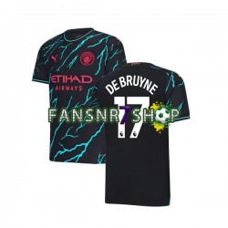 Manchester City fußball trikot Kevin De Bruyne 17 Herren Ausweich 2023-2024 Kurzarm