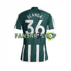 Manchester United fußball trikot Anthony Elanga 36 Herren Auswärts 2023-2024 Kurzarm