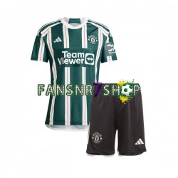 Manchester United fußball trikot Kinder Auswärts 2023-2024 Kurzarm