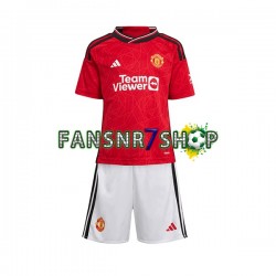 Manchester United fußball trikot Kinder Heim 2023-2024 Kurzarm