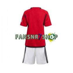 Manchester United fußball trikot Kinder Heim 2023-2024 Kurzarm