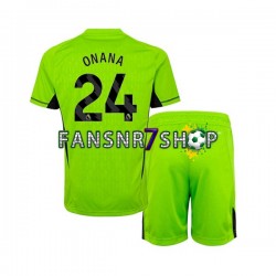 Manchester United fußball trikot Andre Onana 24 Torhüter Kinder Heim 2023-2024 Kurzarm