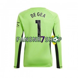 Manchester United fußball trikot De Gea 1 Torhüter Herren Heim 2023-2024 Langarm