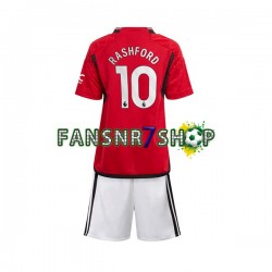 Manchester United fußball trikot Marcus Rashford 10 Kinder Heim 2023-2024 Kurzarm