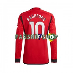 Manchester United fußball trikot Marcus Rashford 10 Herren Heim 2023-2024 Langarm