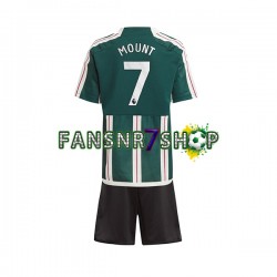 Manchester United fußball trikot Mount 7 Kinder Auswärts 2023-2024 Kurzarm