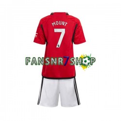 Manchester United fußball trikot Mount 7 Kinder Heim 2023-2024 Kurzarm